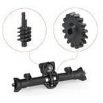 PowerHobby Axial SCX24 C10 Deadbolt Jeep Front or Rear Steel Axle Gear set