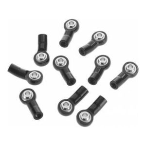 RC4WD M3 Bent Short Aluminum Rod Ends Black 10