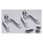 STRC Aluminum Rear Shock Tower Gun Metal SCX10 (2)
