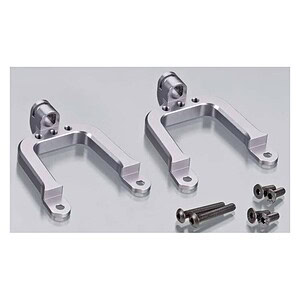STRC Aluminum Rear Shock Tower Gun Metal SCX10 (2)