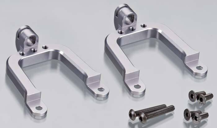 STRC Aluminum Rear Shock Tower Gun Metal SCX10 (2)