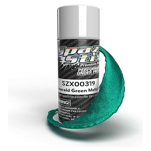 Spaz Stix Emerald Green Metallic Aerosol Paint 3.5oz SZX00319