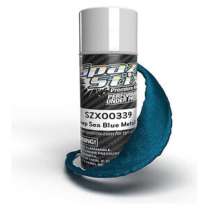 Spaz Stix Deep Sea Blue Metallic Aerosol Paint 3.5oz SZX00339