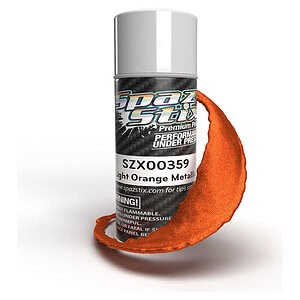Spaz Stix Light Orange Metallic Aerosol Paint 3.5oz SZX00359