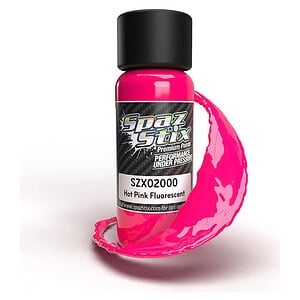 Spaz Stix Hot Pink Fluorescent Airbrush Paint 2oz SZX02000