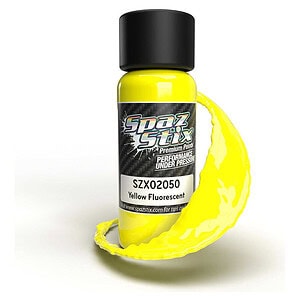 Spaz Stix Yellow Fluorescent Airbrush Paint 2oz SZX02050