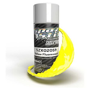 Spaz Stix Yellow Fluorescent Aerosol Paint 3.5oz SZX02059