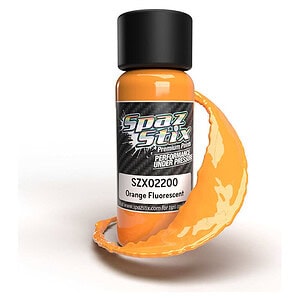 Spaz Stix Orange Fluorescent Airbrush Paint 2oz SZX02200