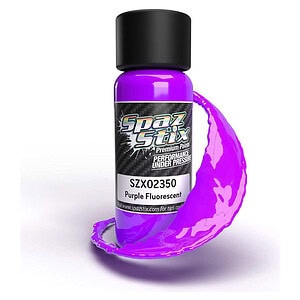 Spaz Stix Purple Fluorescent Airbrush Paint 2oz SZX02350