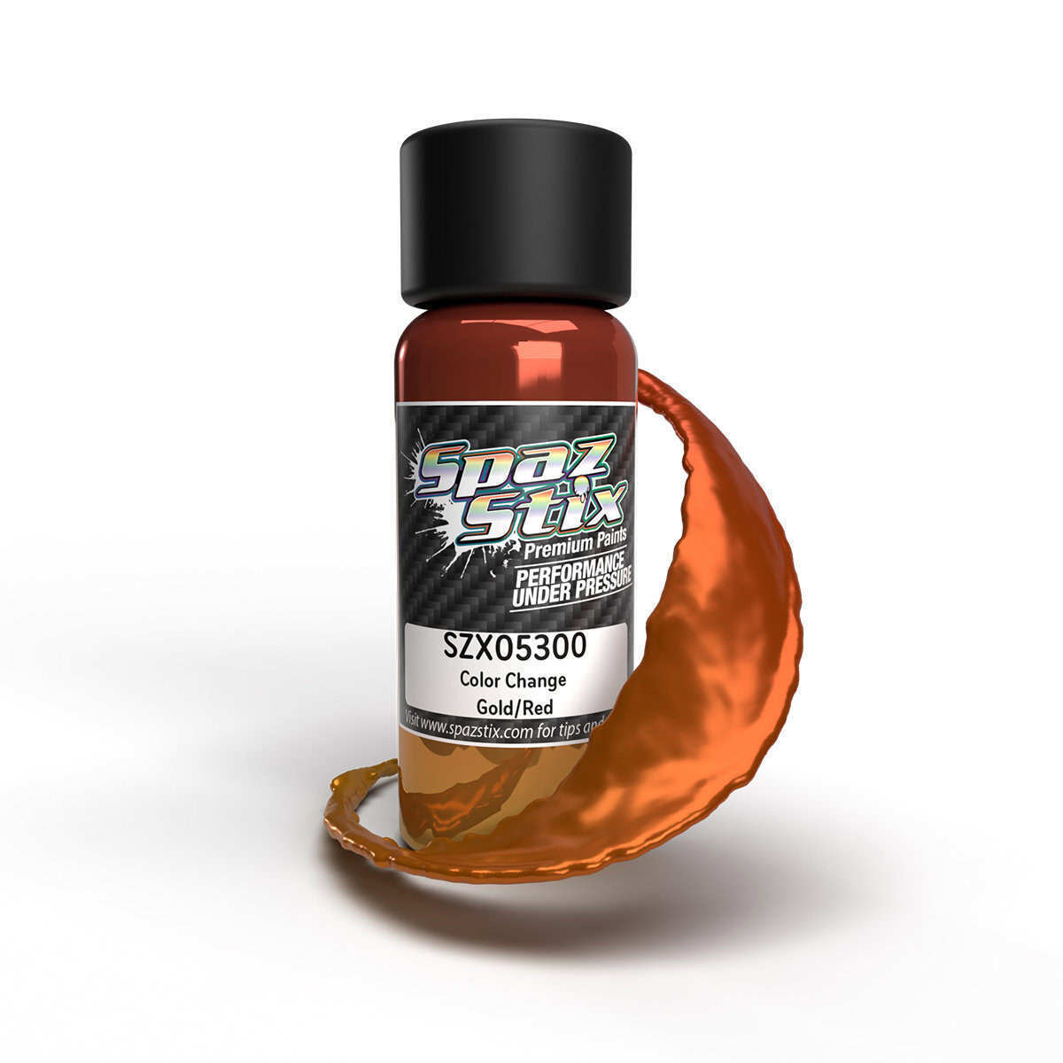 Spaz Stix Gold/Red Color Change Airbrush Paint 2oz SZX05300 - szx05300-jpg Spaz Stix Gold/Red Color Change Airbrush Paint 2oz SZX05300