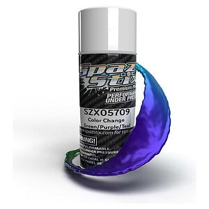 Spaz Stix Green/Purple/Teal Color Change Aerosol Paint 3.5oz SZX05709