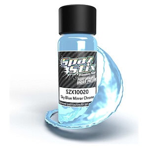 Spaz Stix Sky Blue Mirror Chrome Airbrush Paint 2oz SZX10020