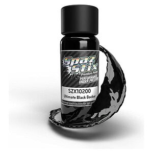 Spray paint for RC cars, ultimate black backer, high-quality performance, Rc Car World.