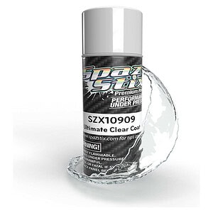 Spaz Stix Ultimate Clear Coat for Mirror Chrome Aerosol Paint 3.5oz SZX10909