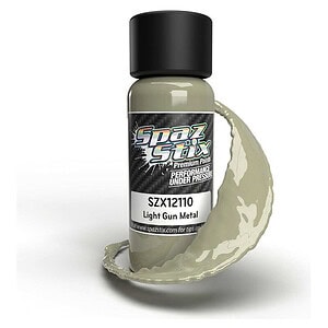 Spaz Stix Light Gunmetal Airbrush Paint 2oz SZX12110