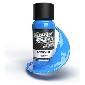 Sky Blue RC Car Paint for Customization and Performance Enhancement.