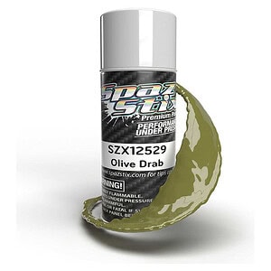 Spaz Stix Olive Drab Aerosol Paint 3.5oz SZX12529