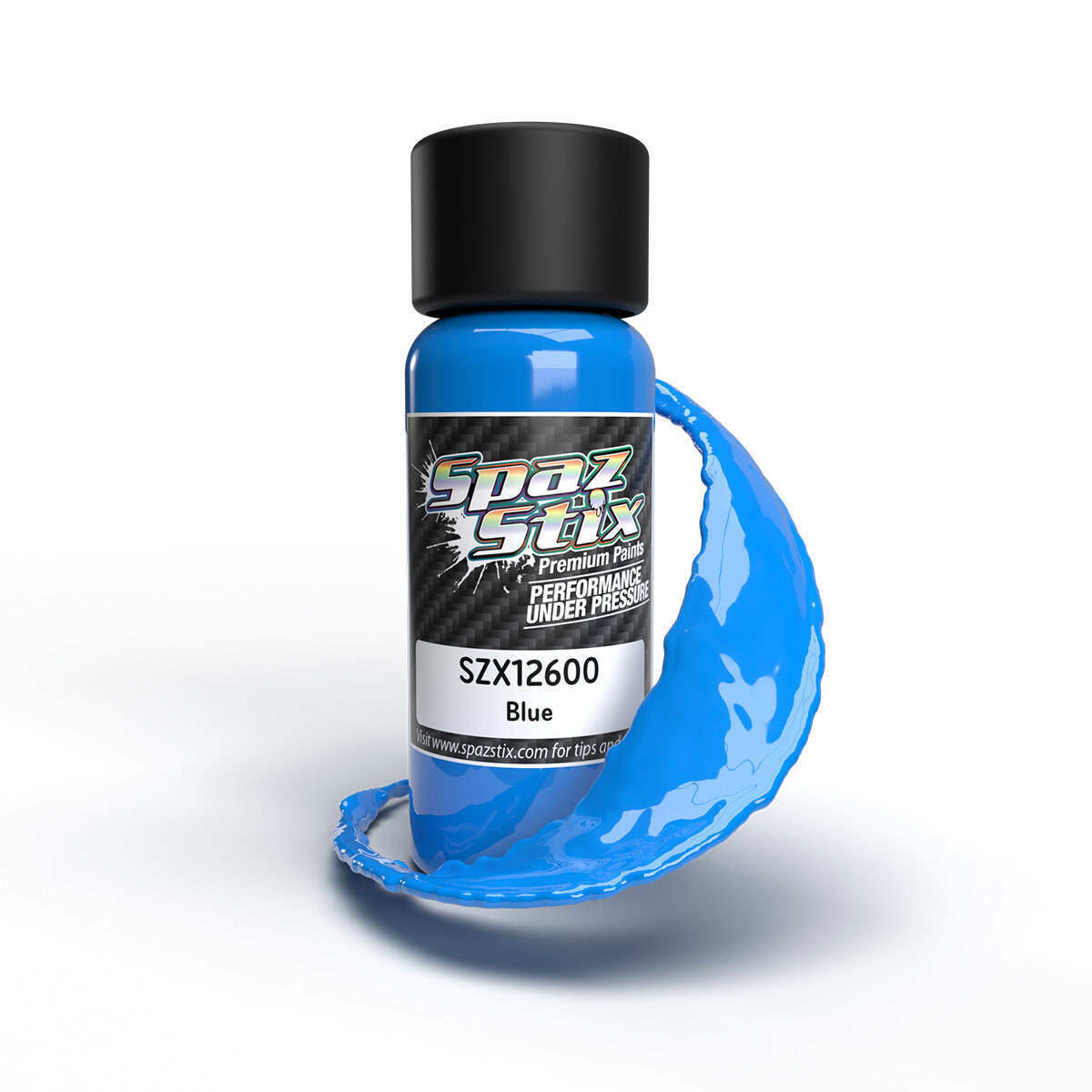Spaz Stix Solid Blue Airbrush Paint 2oz SZX12600