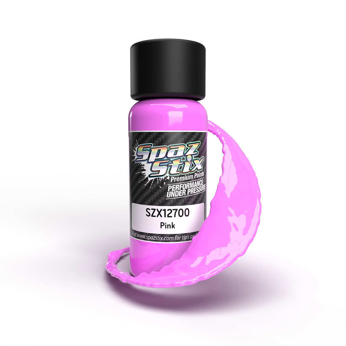 Spaz Stix Solid Pink Airbrush Paint 2oz SZX12700