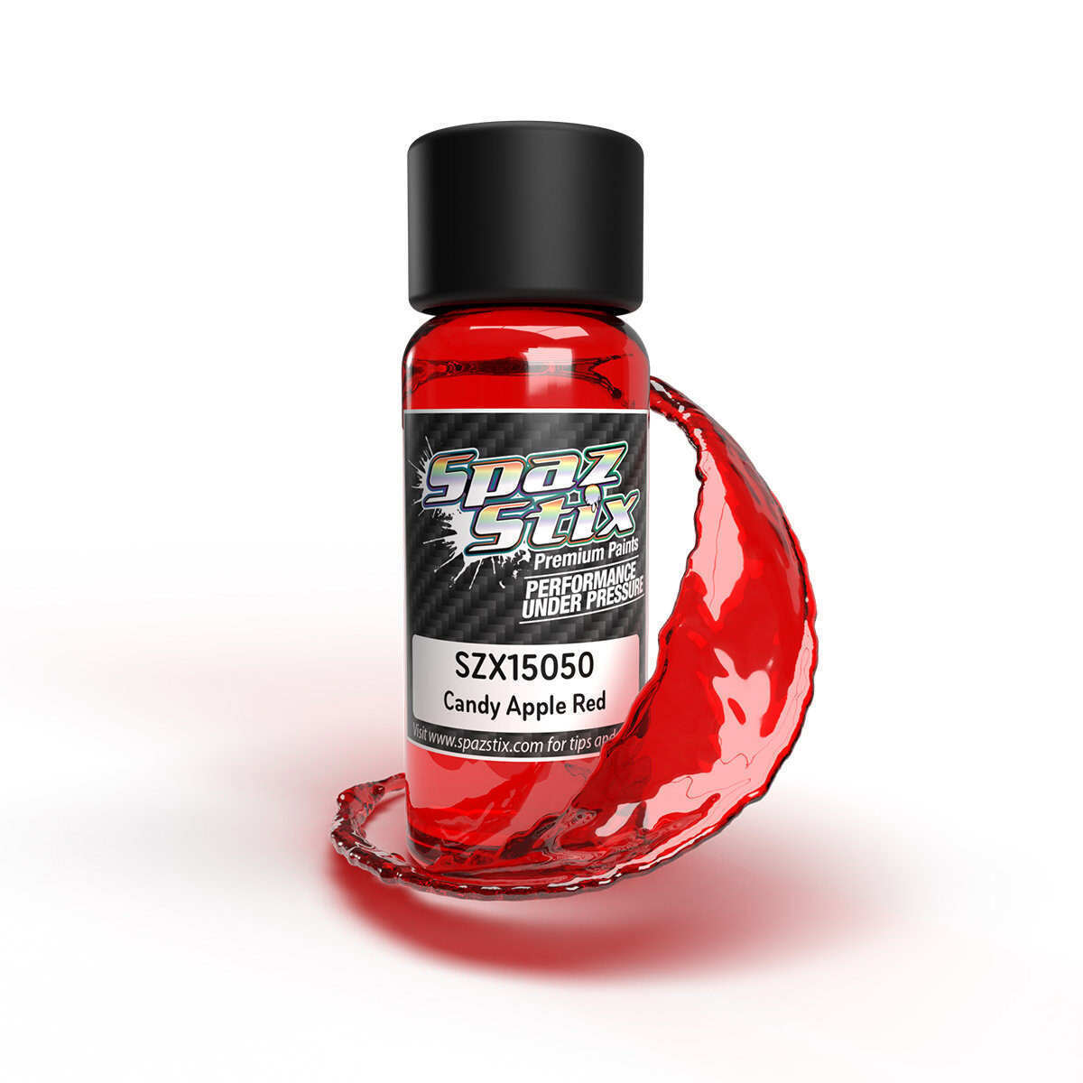 Spaz Stix Candy Apple Red Airbrush Paint 2oz SZX15050