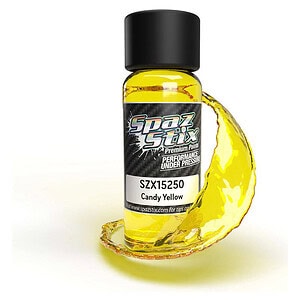 Spaz Stix Candy Yellow Airbrush Paint 2oz SZX15250