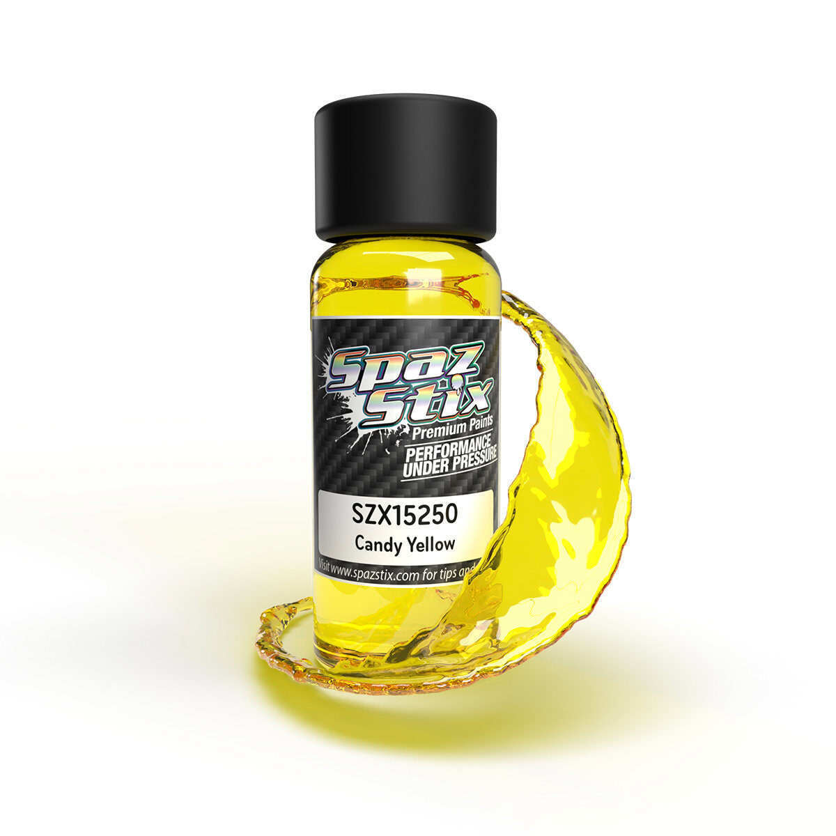 Spaz Stix Candy Yellow Airbrush Paint 2oz SZX15250