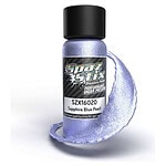 High-quality RC car paint for vibrant blue pearl finish, perfect for custom upgrades and racing.