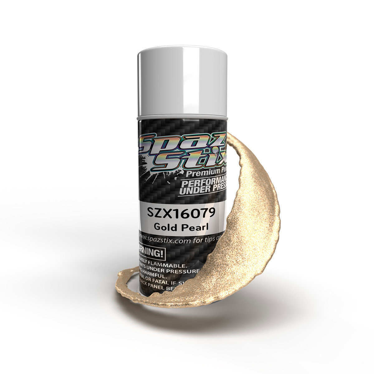 Spaz Stix Gold Pearl Aerosol Paint 3.5oz SZX16079 - szx16079-jpg Spaz Stix Gold Pearl Aerosol Paint 3.5oz SZX16079