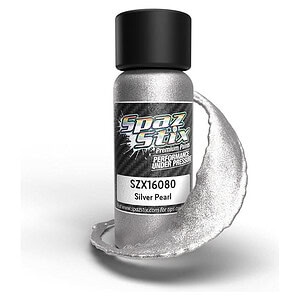 Spaz Stix Silver Pearl Airbrush Paint 2oz SZX16080