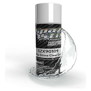 Spaz Stix Ultra Shine Clear Coat Aerosol Paint 3.5oz SZX90109