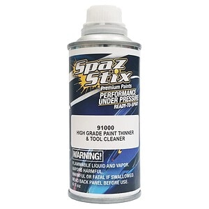 Spaz Stix Airbrush Tool Wash - Lacquer Thinner 6oz SZX91000