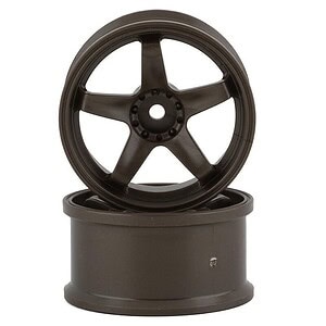 Topline N Model V3 High Traction Drift Wheels (Bronze) (2) (5mm Offset) TDW-054BR