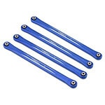 Treal Hobby Losi LMT Aluminum Upper Link Bars (Blue) (4)