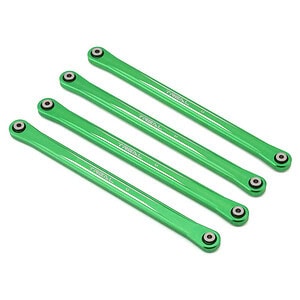 Treal Hobby Losi LMT Aluminum Upper Link Bars (Green) (4)