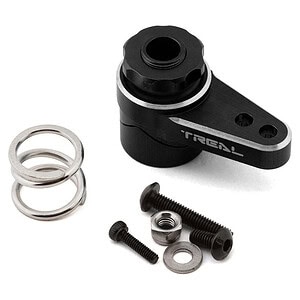 Treal Hobby Losi LMT Aluminum Servo Saver (25T) (Black)