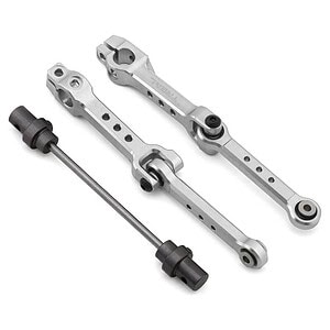 Treal Hobby Losi LMT CNC Aluminum Sway Bar Set (Silver) (2) (Front/Rear)