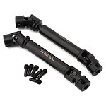 High-performance RC car shock absorbers with mounting screws for off-road racing.