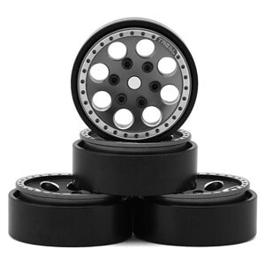 Treal Hobby 1.0 8-Hole Beadlock Wheels (Grey) (4) (22g)
