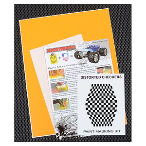 XXX Main Distorted Checkers Paint Mask