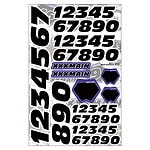 XXX Main Moto Numbers - Black