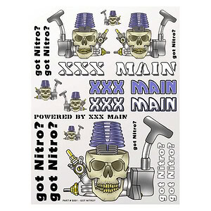 XXX Main Got Nitro? Sticker Sheet