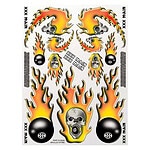 XXX Main Skulls OFire Sticker Sheet