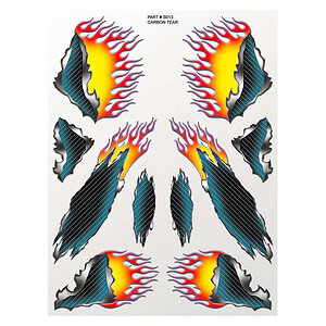 XXX Main Carbon Tear Sticker Sheet