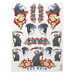 XXX Main Tribal Death Sticker Sheet