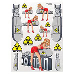XXX Main Da Bomb Sticker Sheet