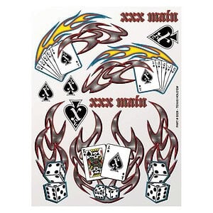 XXX Main Texas Holdem Sticker Sheet