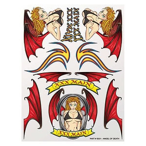XXX Main Angel of Death Sticker Sheet