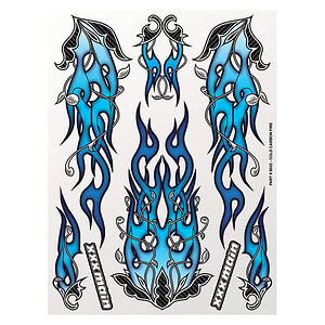 XXX Main Cold Carbon Fire Sticker Sheet