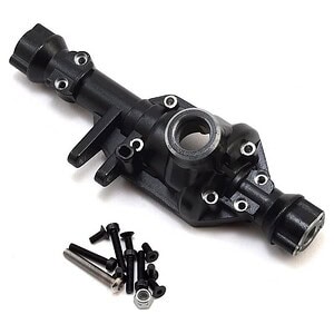 Yeah Racing Traxxas TRX-4 Alloy Front Axle Housing (Black) (Titanium Coated)