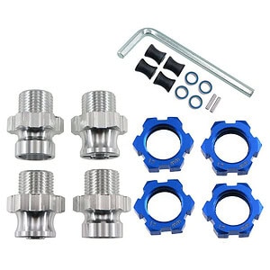 PowerHobby 17mm Hex Wheel Adapters w/8mm Extension FOR Traxxas Jato PHB6000